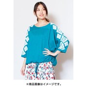 ロングシャツ レディース CMI-9401 サラトナTOP TURQUOISE
