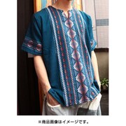 ロングシャツ レディース GXX-4603 ガテH-クルタ TURQUOISE