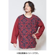 ルームウェアトップス メンズ IAC-0420 イキナスM-TOP RED