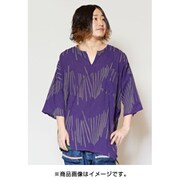 ロングシャツ レディース IAC-0432 スリカラM-TOP PURPLE
