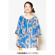 ロングシャツ レディース IAC-0437 ドウニBL BLUE