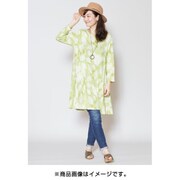 ロングシャツ レディース IAC-0453 ピコットOP GREEN