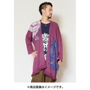 ロングシャツ レディース IAC-8428 リトラM-カーデ PURPLE