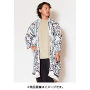 ロングシャツ レディース IAC-9156 シマシャM-カーデ WHITE