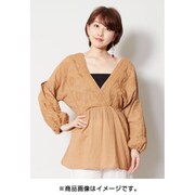 ロングシャツ レディース IDS-9117 カシュクラBL BEIGE