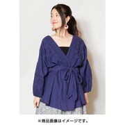 ロングシャツ レディース IDS-9117 カシュクラBL NAVY