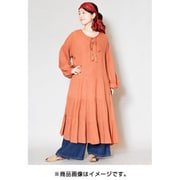 ワンピース レディース IDS-9401 ボヘイピOP BROWN
