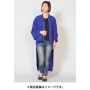 ロングシャツ レディース IDS-9402 ハイロカーデ BLUE