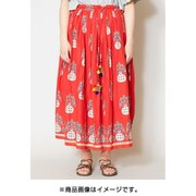 ワンピース レディース IDS-9409 ココットSK RED