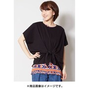 セットトップス レディース IDS-9424 ハルティカTOP BLACK