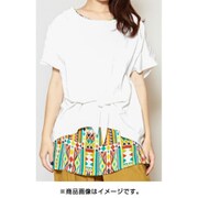 セットトップス レディース IDS-9424 ハルティカTOP WHITE