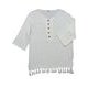ロングシャツ レディース IMJ-0431 フリンジクルタ WHITE
