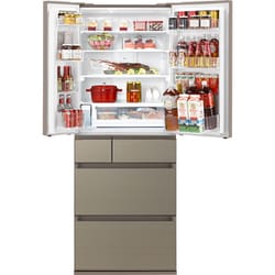 取付無料！最新！パナソニックパーシャル搭載シャンパンゴールド6ドア冷蔵庫！洗濯機 取付無料！最新！パナソニックパーシャル搭載シャンパンゴールド