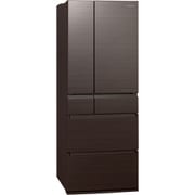 パーシャル搭載冷蔵庫 （600L・フレンチドア） 6ドア HPXタイプ アルベロダークブラウン NR-F606HPX-T