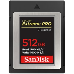 SanDisk エクトリーム プロ CFexpressカード Type B 512GB SDCFE-512G-JN4NN