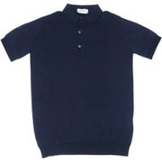 20JSM-ADRIAN-NAVY-L [ニットポロシャツ STANDARD FIT メンズ L サイズ]