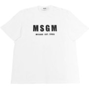 クルーネックビッグTシャツ レディース S サイズ 20MSL-MDM92-WHITE-S