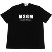 クルーネックビッグTシャツ レディース XS サイズ 20MSL-MDM92-BLACK-XS