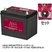 国産車用バッテリー メンテナンスフリー 充電制御車対応 ターミナルガード(AQ-TG001)セット AD-MF110D26LTG