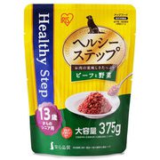 ヘルシーステップレトルト ビーフと野菜 [犬用 ウェットフード 375g 13歳以上用 総合栄養食]