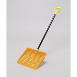 着脱式 セット(ワイド雪かき+グリップ付棒) オレンジ