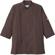 コックシャツ C-78 杢ブラウン L AS8609