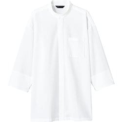 鯉口シャツ（八分袖）（兼用） C-1 ホワイト M DN8500