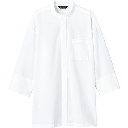 鯉口シャツ（八分袖）（兼用） C-1 ホワイト LL DN8500