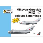 MKMD72005 MiG-17 カラー ＆ マーキング w/ 1/72デカール [デカール付き プラモデル資料本]