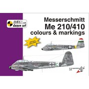 MKMD72010 Me210/Me410 カラー ＆ マーキング w/ 1/72デカール [デカール付き プラモデル資料本]