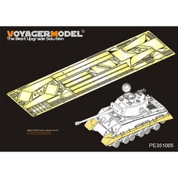 PE351005 WWII 米 アメリカ陸軍M4A3E8中戦車 HVSS フェンダー/トラックカバーセット RFM5028用 [1/35スケール エッチングパーツ]