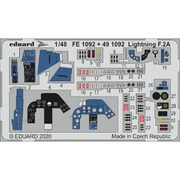EDUFE1092 E.E.ライトニング F.2A ズームエッチングパーツ エアフィックス用 [1/48スケール エッチングパーツ]