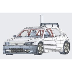 Peugeot - レーシングシリーズ 1/24 プジョー306マキシ 1996 モンテカルロラリー プラモデル(PN24009) プラッツ/NuNu Amazon.co.jp: プラッツ/Nunu 1/24 プジョー306 マキシ 1996