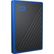 ポータブルSSD USB3.0対応 USBケーブル一体型 1TB My Passport Go ブルー WDBMCG0010BBT-JESN