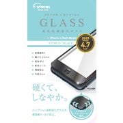 V-82428 [iPhone SE（第2世代） 4.7インチ用 ガラス PETフレーム ブラック]