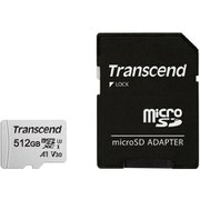 microSDXCカード 512GB Class10 UHS-I U3 V30 A1 アダプタ付 TS512GUSD300S-A