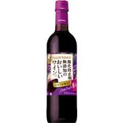 無添加のおいしいワイン。 濃い赤 11度 720ml ペットボトル [赤ワイン]