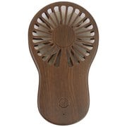COMPACT HANDY FAN DK WOOD 603-3930