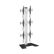 3画面取付けテレビスタンド 43-55インチ液晶モニター TV対応 JN-3X4055-JR