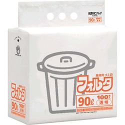 ヨドバシ.com - 日本サニパック SANIPAK FU9C [ゴミ袋 90L 透明 100枚 