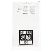 ゴミ袋 業務用 透明 90L ツルツル素材 10枚入 90×100cm 厚さ0.040mm N98