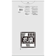 ゴミ袋 業務用 透明 90L ツルツル素材 10枚入 90×100cm 厚さ0.045mm N93H