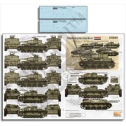 D356283 シリア 中東戦争 六日間戦争でシリア陸軍に運用されたIV号戦車J型とIII号突撃砲G型 [1/35スケール デカール]