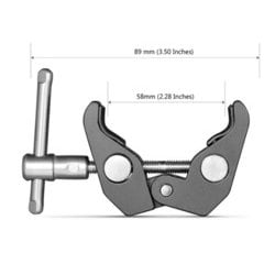 SmallRig スーパークランプ 1/4 ”と3/8”スレッド付き 2058
