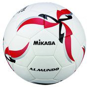 F500KB-R [サッカーボール 5号 ALMUNDO 貼り 検定球 レッド]