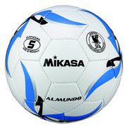 F501KB-BL [サッカーボール 5号 ALMUNDO 手縫い 検定球 ブルー]