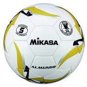 F501KB-Y [サッカーボール 5号 ALMUNDO 手縫い 検定球 イエロー]