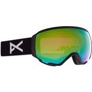 Women's WM1 Goggle + Spare Lens + MFI Face Mask 203371 Black/Variable Green [スキーゴーグル レディース]