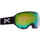 Women's WM1 Goggle + Spare Lens 185601Black/Variable Green [スキーゴーグル レディース]