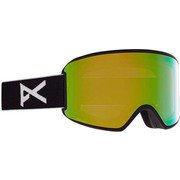 Women's WM3 Goggle + Bonus Lens Asian Fit 222641 Black/Variable Green [スノー ゴーグル レディース]